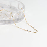 Oval link choker Necklace | Gold