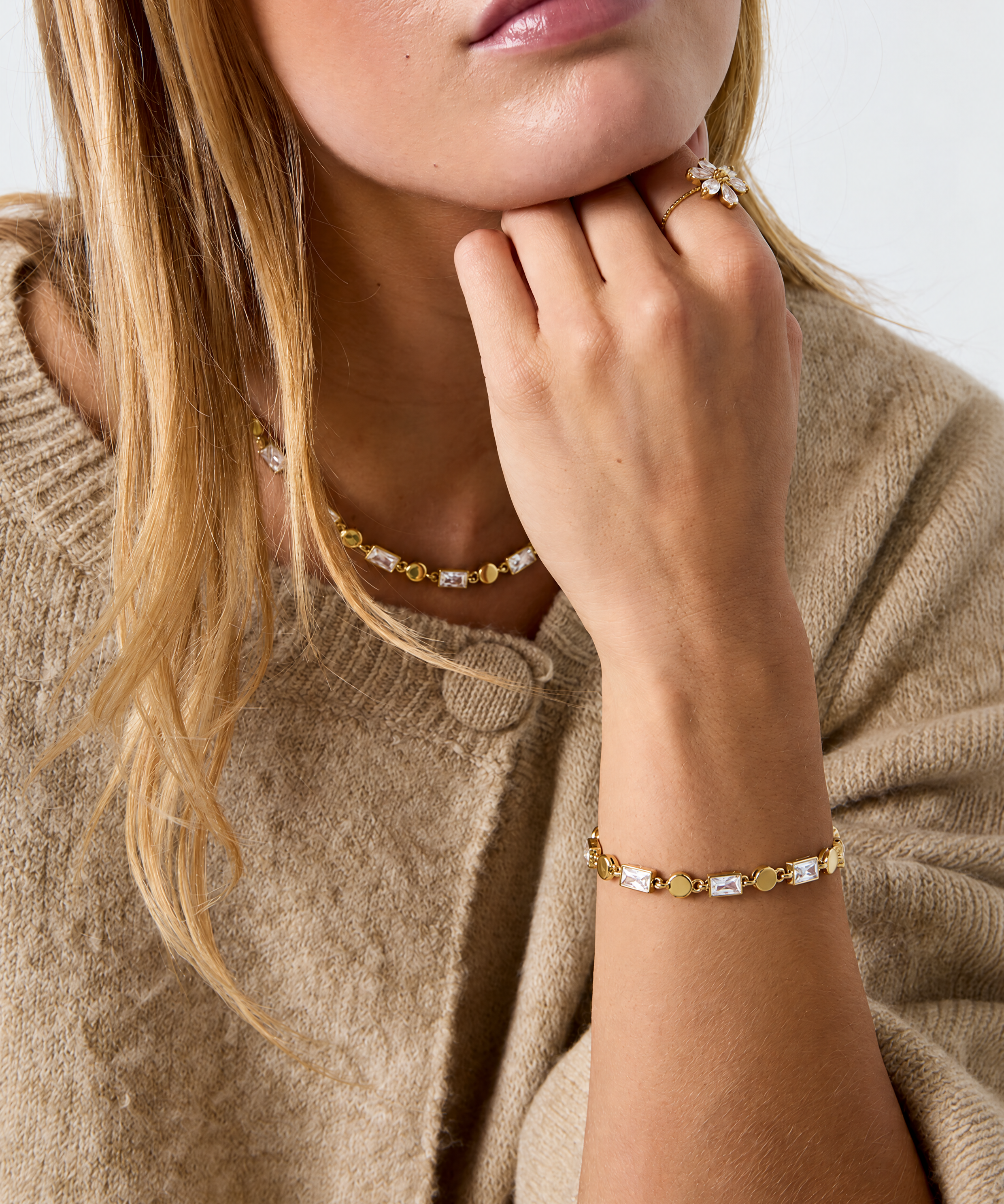 Luz bracelet | Gold