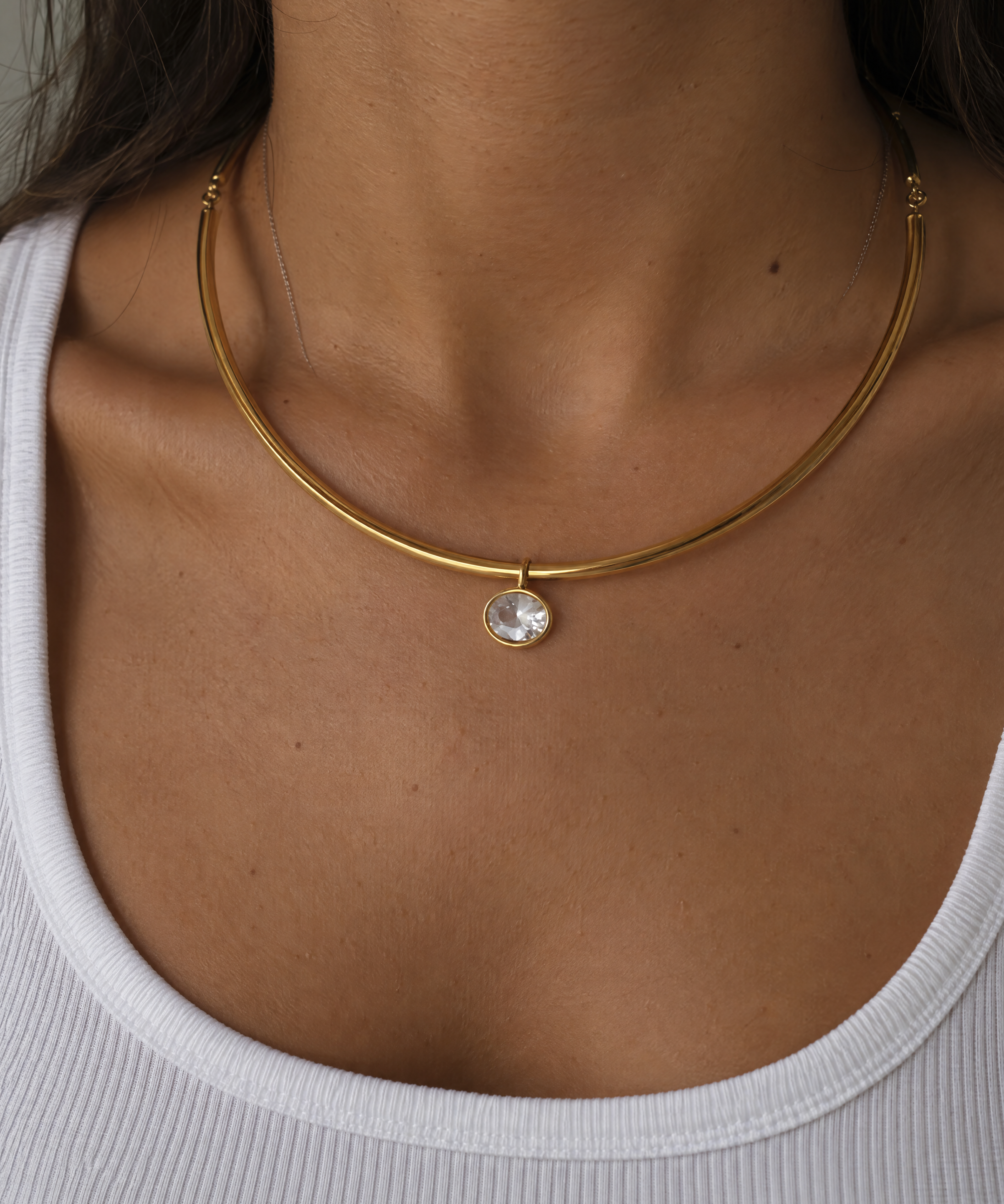 Leni necklace | Gold