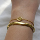 Flora bracelet | gold