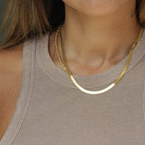 JOA HERRINGBONE NECKLACE - VENETA JEWELS